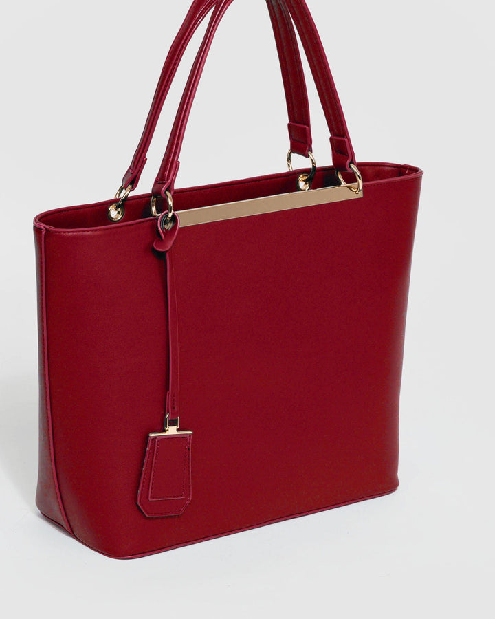 Red Erica Tote Bag | Tote Bags