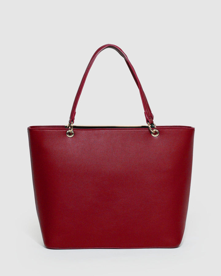 Red Erica Tote Bag | Tote Bags