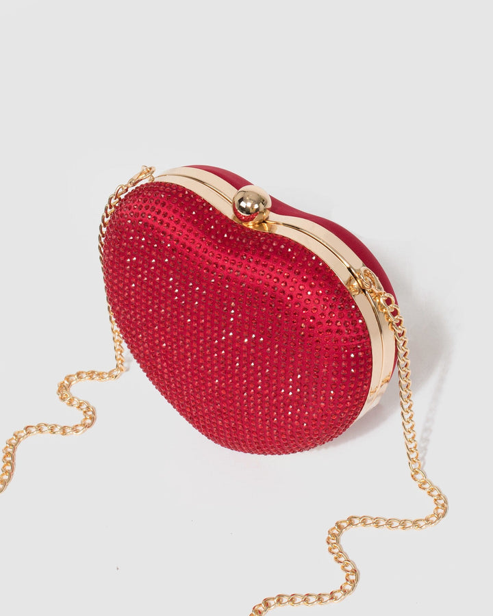 Colette by Colette Hayman Red Heart Crossbody