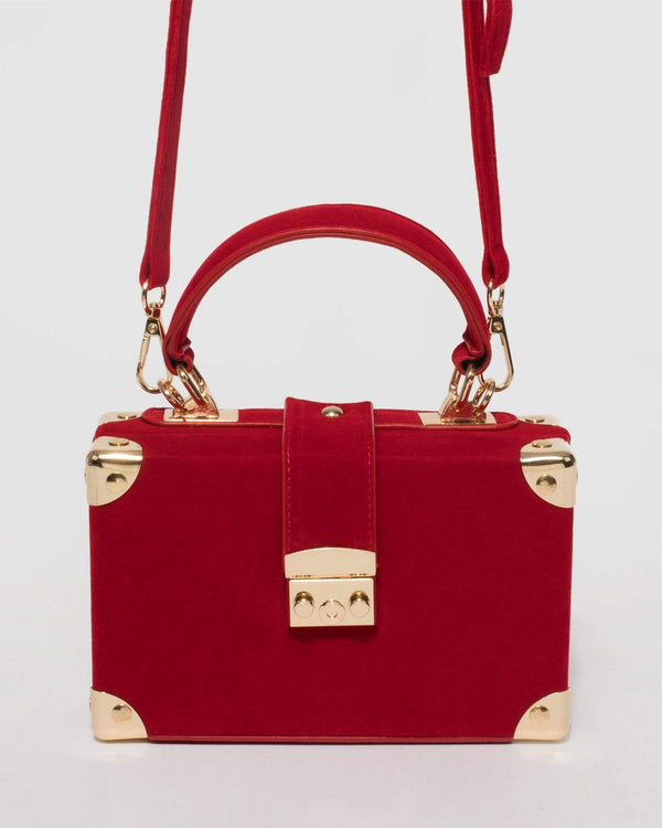 Red Kendall Trunk Bag | Mini Bags