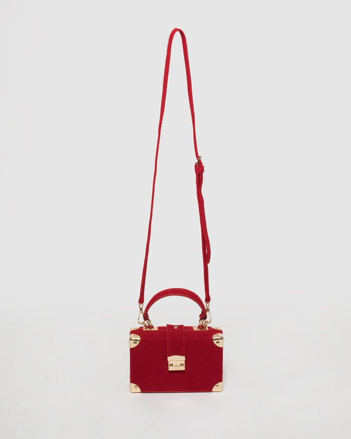 Red Kendall Trunk Bag | Mini Bags