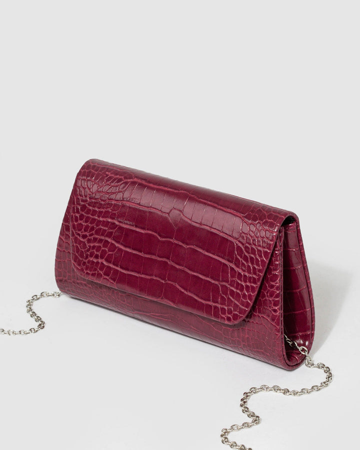 Red Leaha Evening Clutch Bag | Clutch Bags