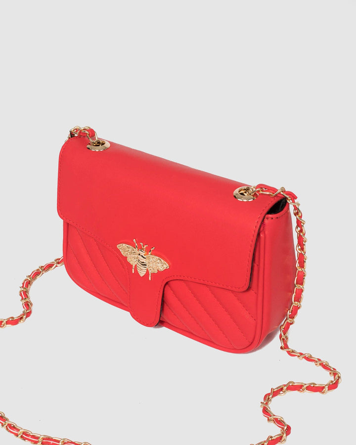 Red Maeve Bee Crossbody Bag | Crossbody Bags