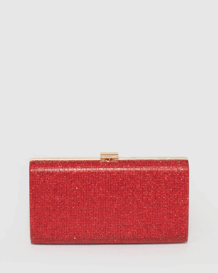 Red Margot Clutch Bag | Clutch Bags