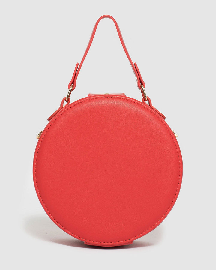 Red Marina Quilted Bee Bag | Clutch Bags