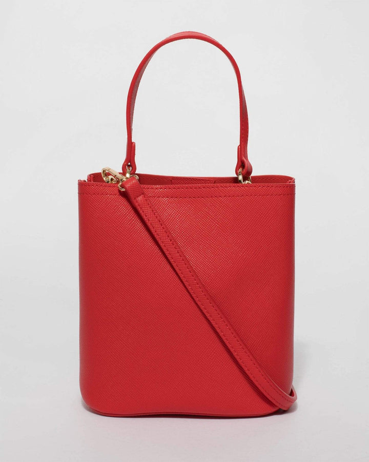 Red Melanie Bucket Bag | Bucket Bags