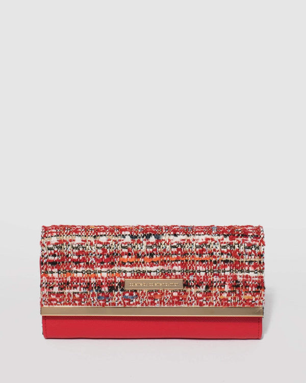 Red Natalie Plate Wallet | Wallets