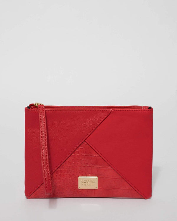 Red Poppy Panelled Purse | Purses