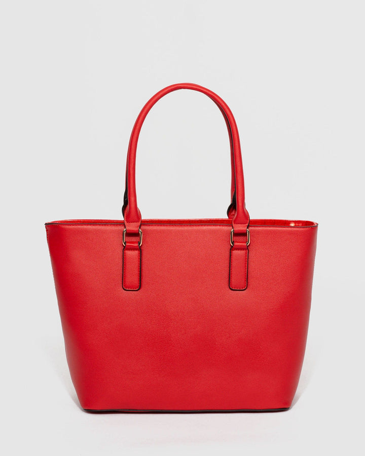 Red Rabiah Tassel Tote Bag | Tote Bags