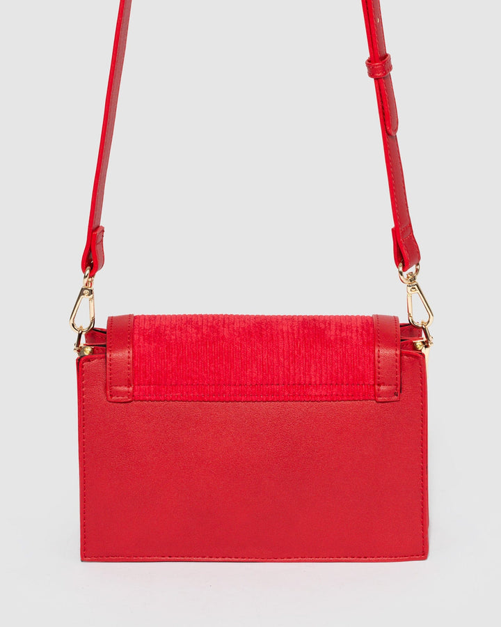 Red Racquell Lock Crossbody Bag | Crossbody Bags