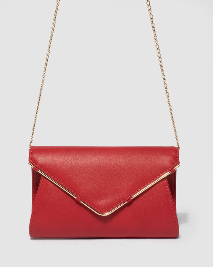 Red Stephanie Clutch Bag | Clutch Bags