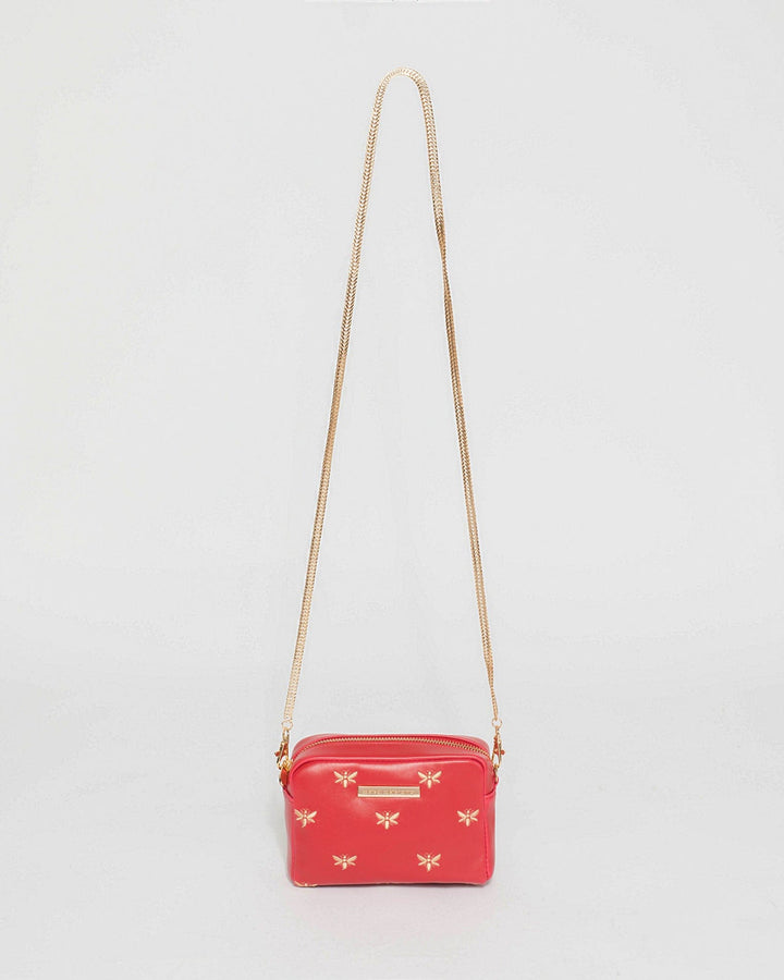 Red Suri Bee Crossbody Bag | Crossbody Bags