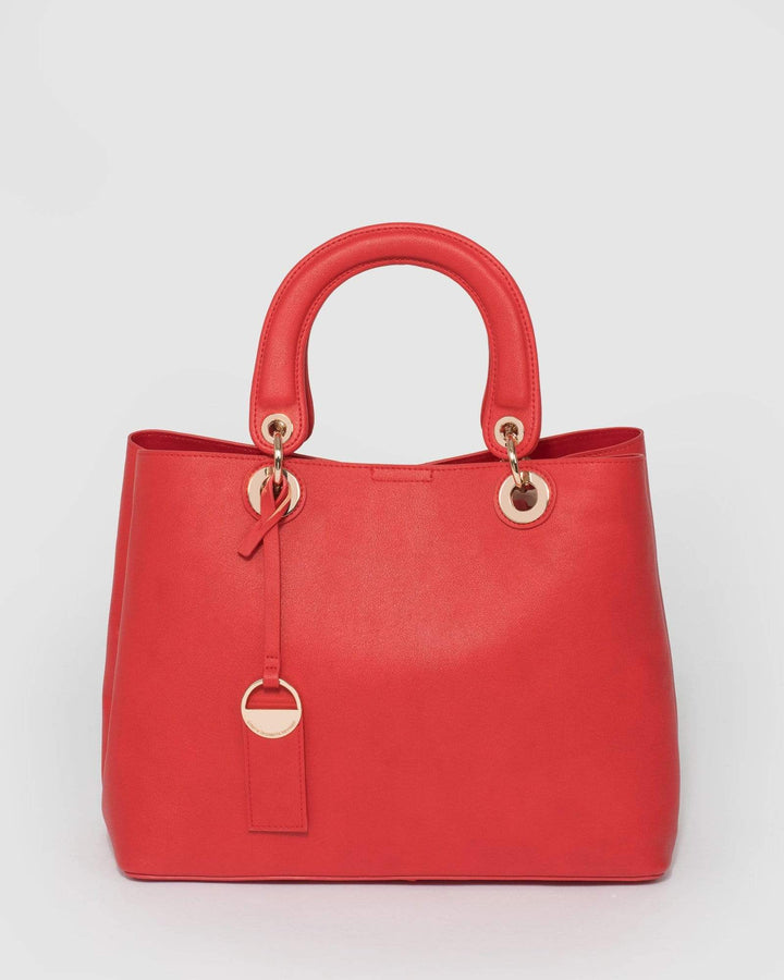 Red Tori Medium Tote Bag | Tote Bags
