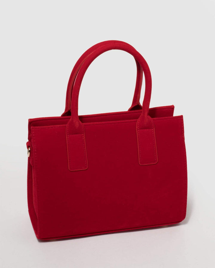 Red Velvet Stef Pom Pom Mini Bag | Mini Bags