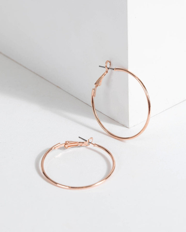 Rose Gold 60Mm Medium Hoop Earrings | Earrings