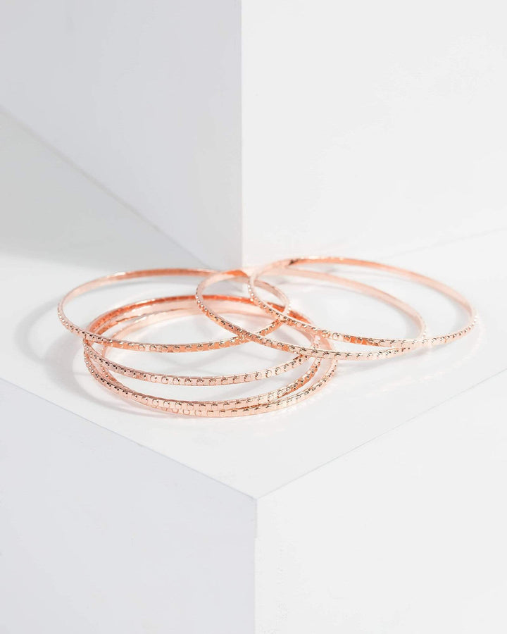 Rose Gold Ball Chain Pendant Multi Pack | Wristwear