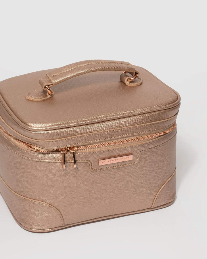 Rose Gold Cosmetic Case Pack | Cosmetic Cases