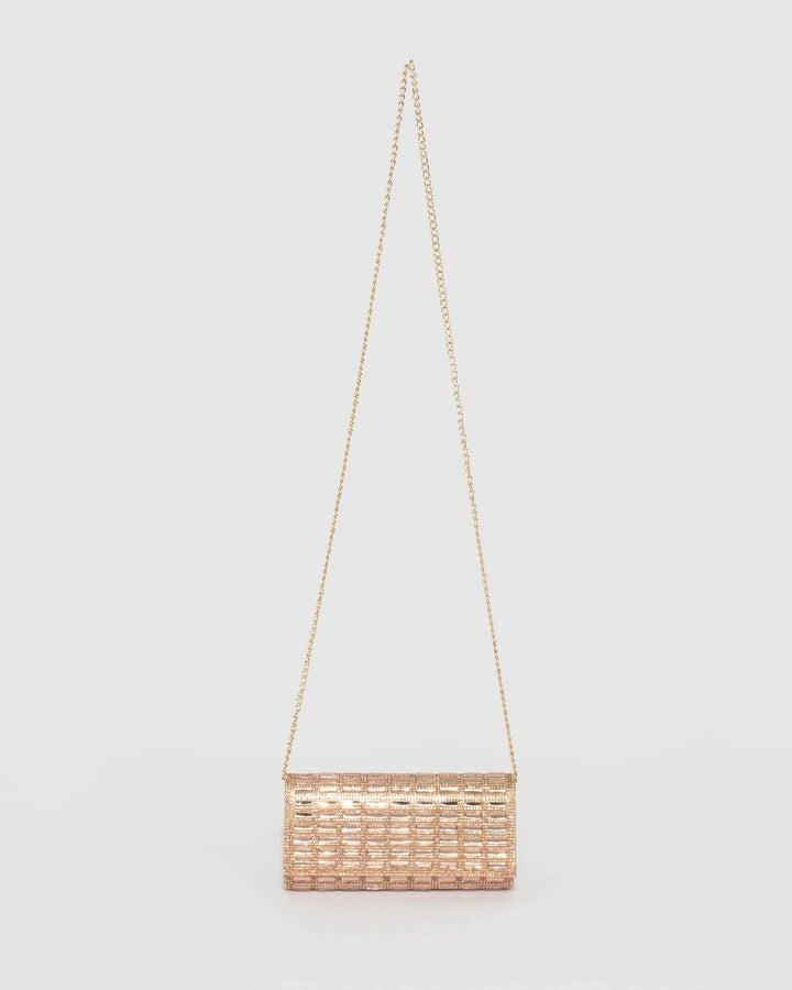 Rose Gold Desiree Clutch Bag | Clutch Bags