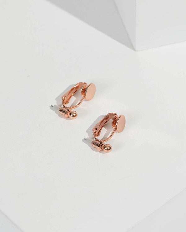 Rose Gold Disc Earring Back Converter | Accessories