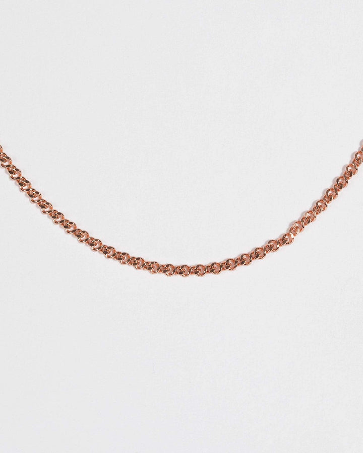 Rose Gold Fine Chain Necklace | Necklaces