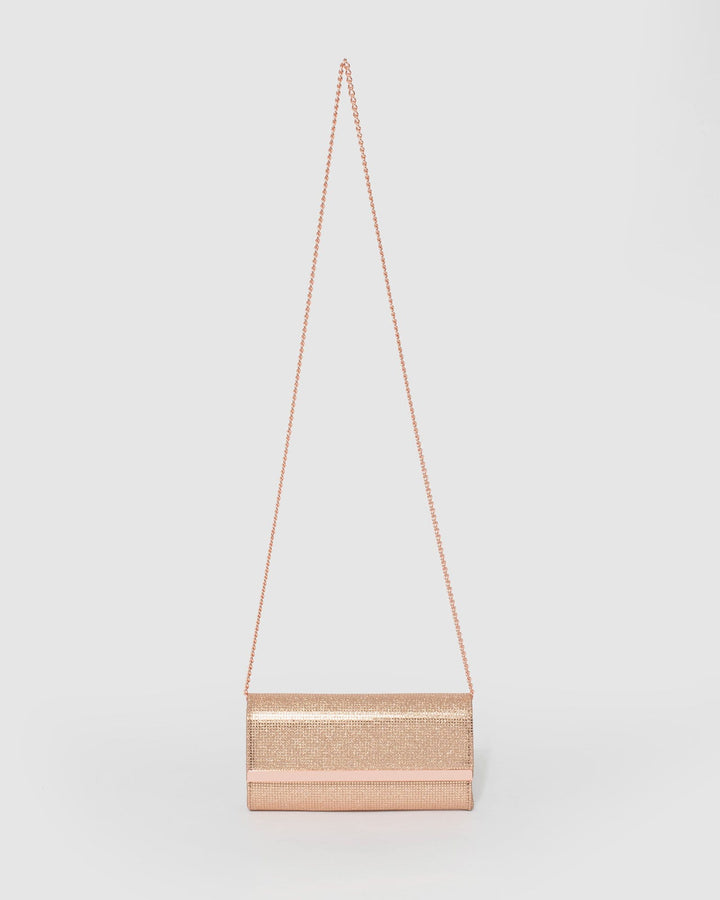 Rose Gold Gigi Clutch Bag | Clutch Bags