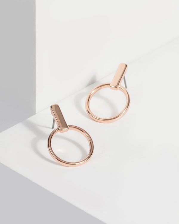 Rose Gold Hoop Link Earing | Earrings