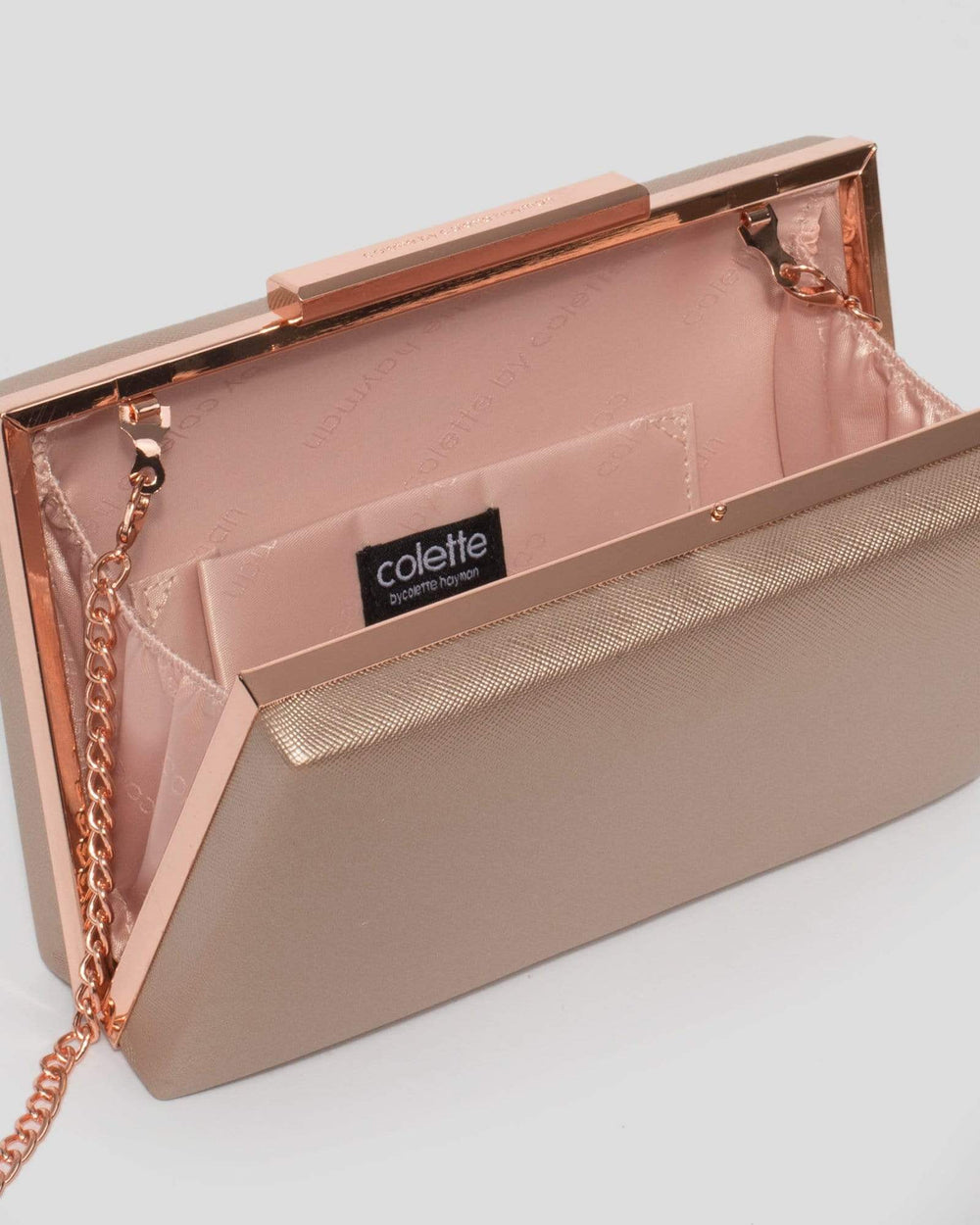 Rose Gold Clutch Bag