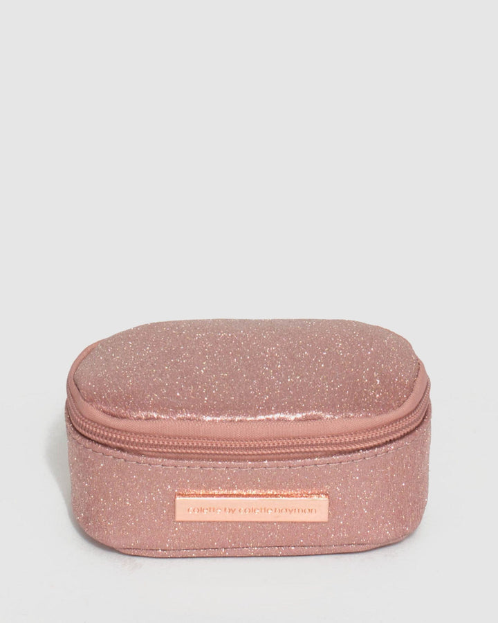 Rose Gold Jewel Purse With Gold Hardware | Purses