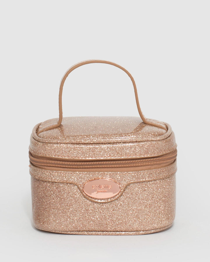 Rose Gold Kids Paige Cosmetic Case | Kids Bags