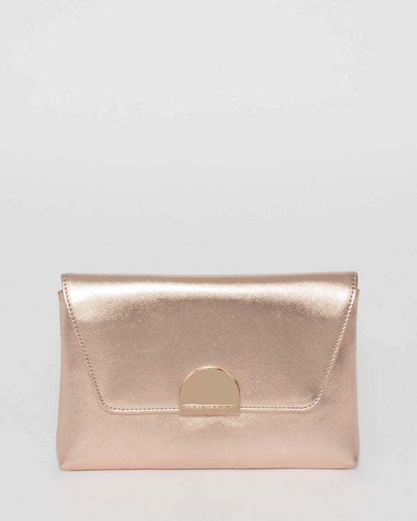 Rose Gold Luna Eve Clutch Bag | Clutch Bags