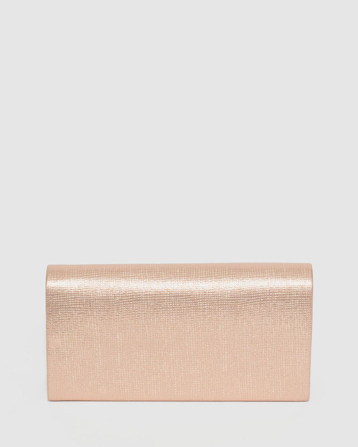 Rose Gold Sammie Clutch Bag | Clutch Bags