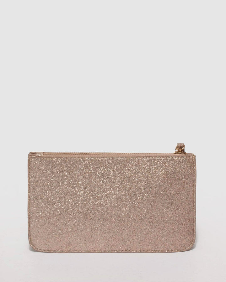 Rose Gold Willow Wristlet Clutch Bag | Clutch Bags