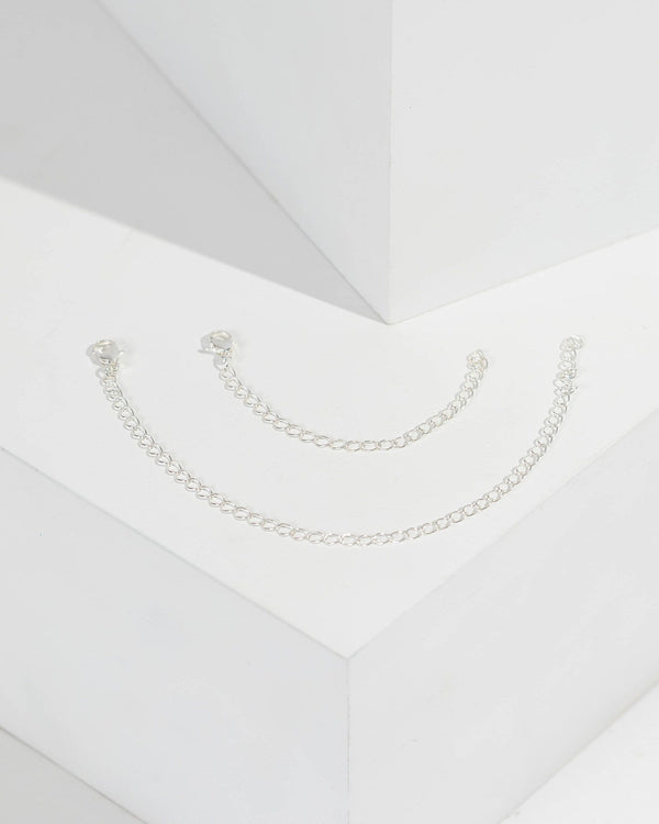 Silver 2 Pack 10cm + 20cm Extender Chain | Accessories