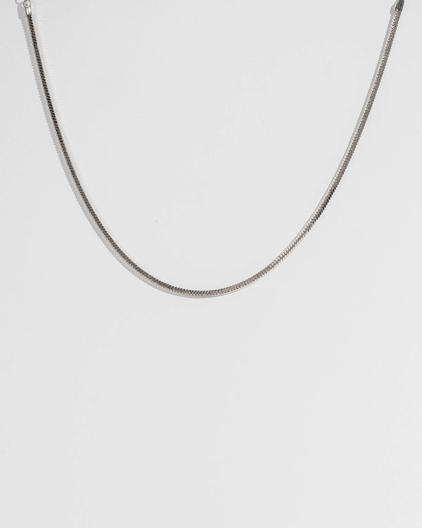 Colette by Colette Hayman Silver 42cm Snake Box Chain Necklace
