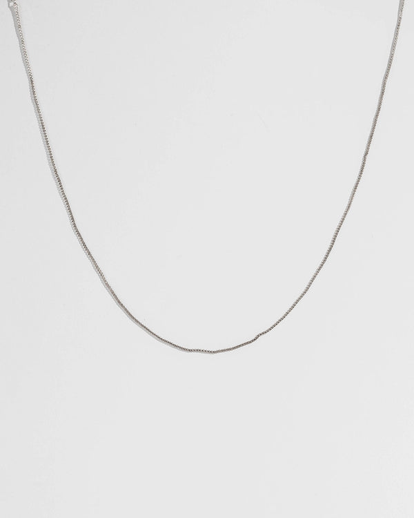Colette by Colette Hayman Silver 48cm Fine Box Chain Necklace