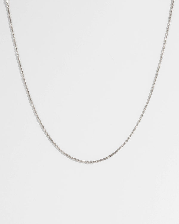 Colette by Colette Hayman Silver 48cm Rope Chain Necklace