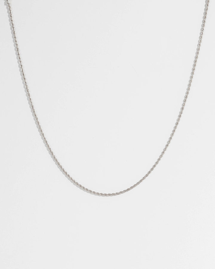 Colette by Colette Hayman Silver 48cm Rope Chain Necklace