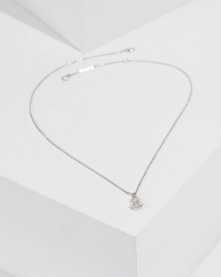 Silver Ascending Double Drop Necklace | Necklaces