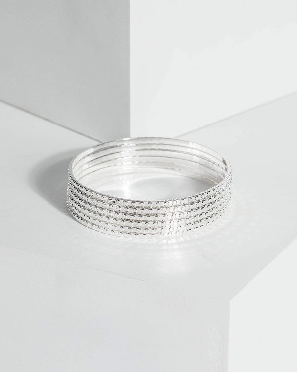 Silver Ball Chain Pendant Multi Pack Bracelet | Wristwear