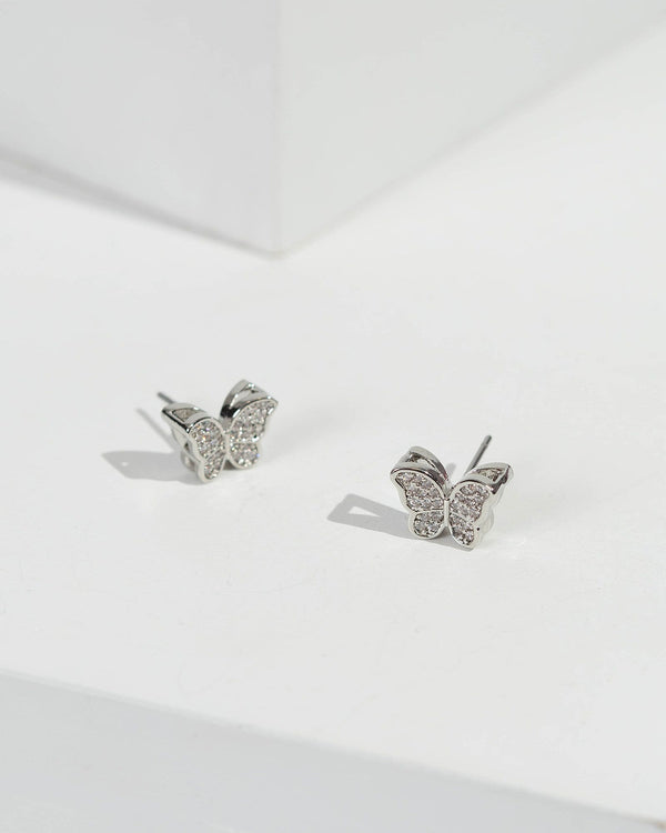 Silver Butterfly Earrings | Earrings