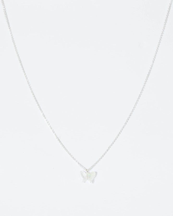 Colette by Colette Hayman Silver Butterfly Fine Necklace