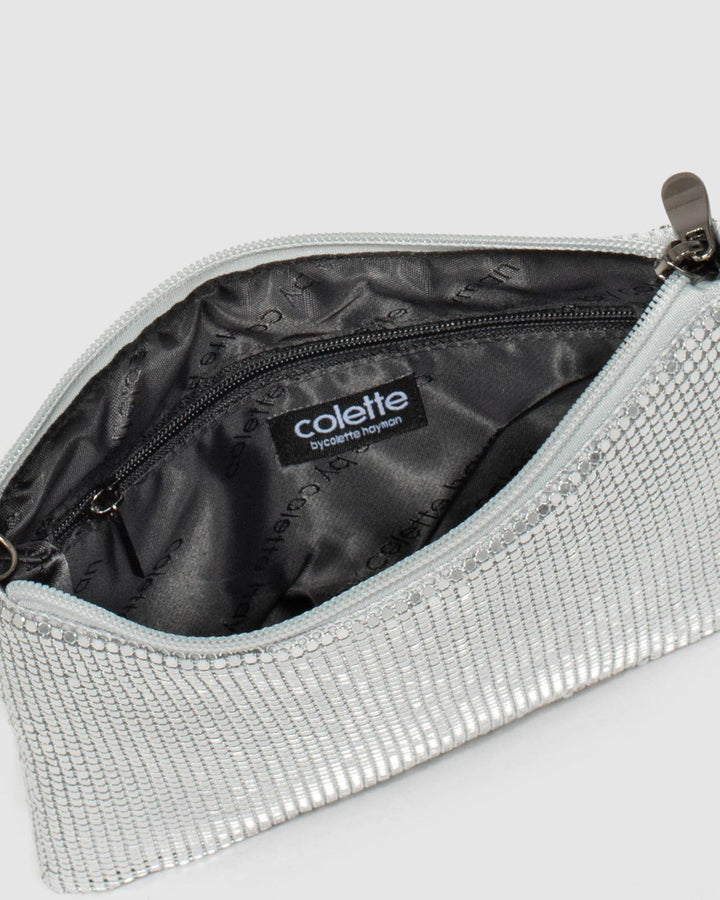 Colette by Colette Hayman Silver Chelsea Crossbody Bag