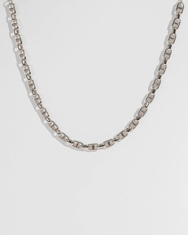 Colette by Colette Hayman Silver Chunky Bike Link Chain Necklace