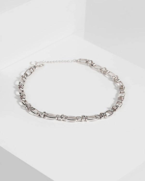 Silver Chunky Link Chain Necklace | Necklaces