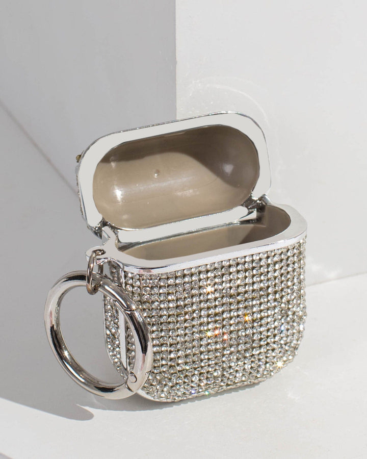 Colette by Colette Hayman Silver Crystal Air Pod Cover