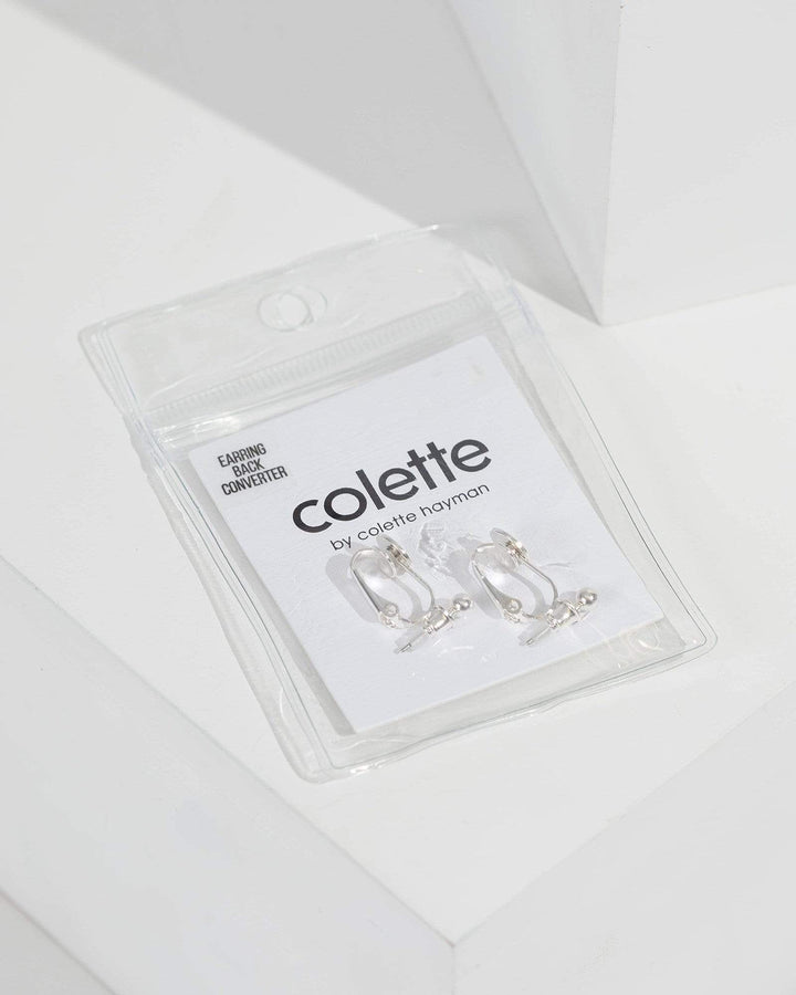 Silver Disc Earring Back Converter | Accessories