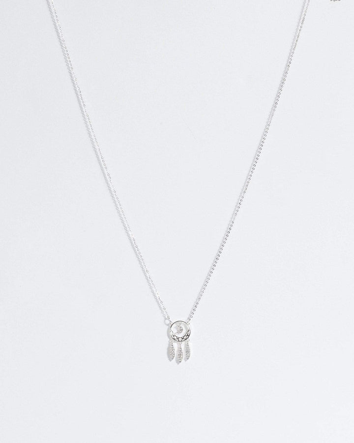 Silver Dream Catcher Fine Necklace | Necklaces