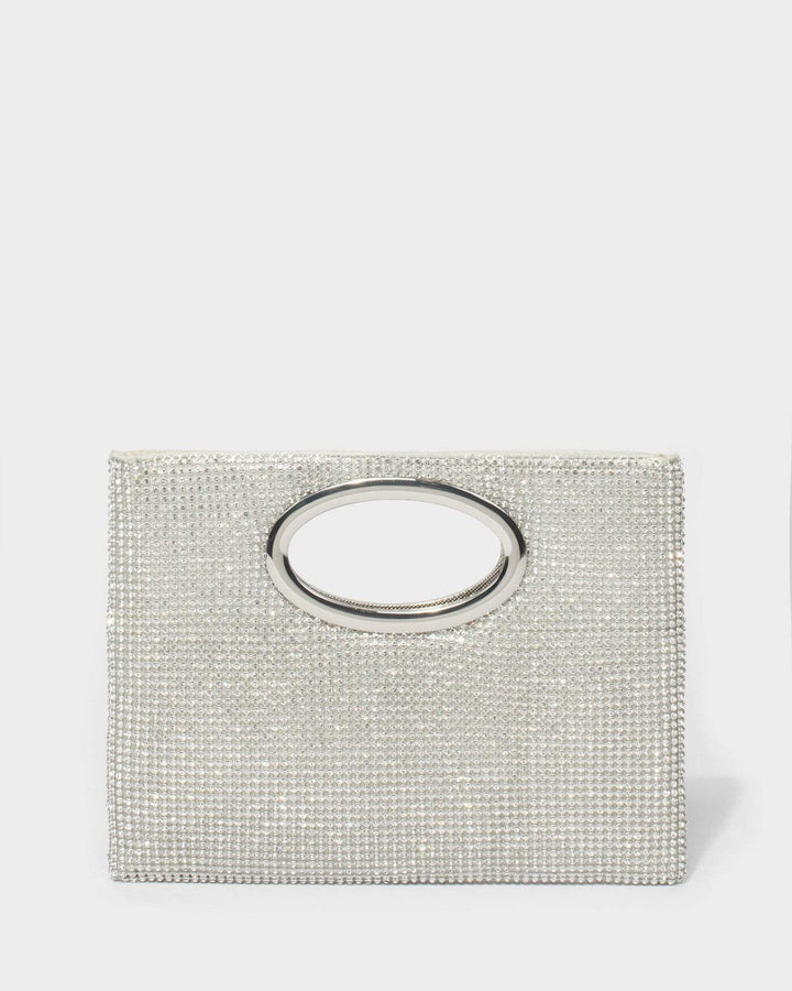 Silver Esme Clutch Bag | Clutch Bags