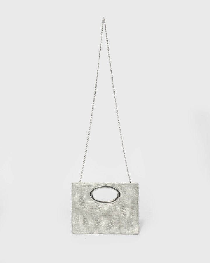 Silver Esme Clutch Bag | Clutch Bags
