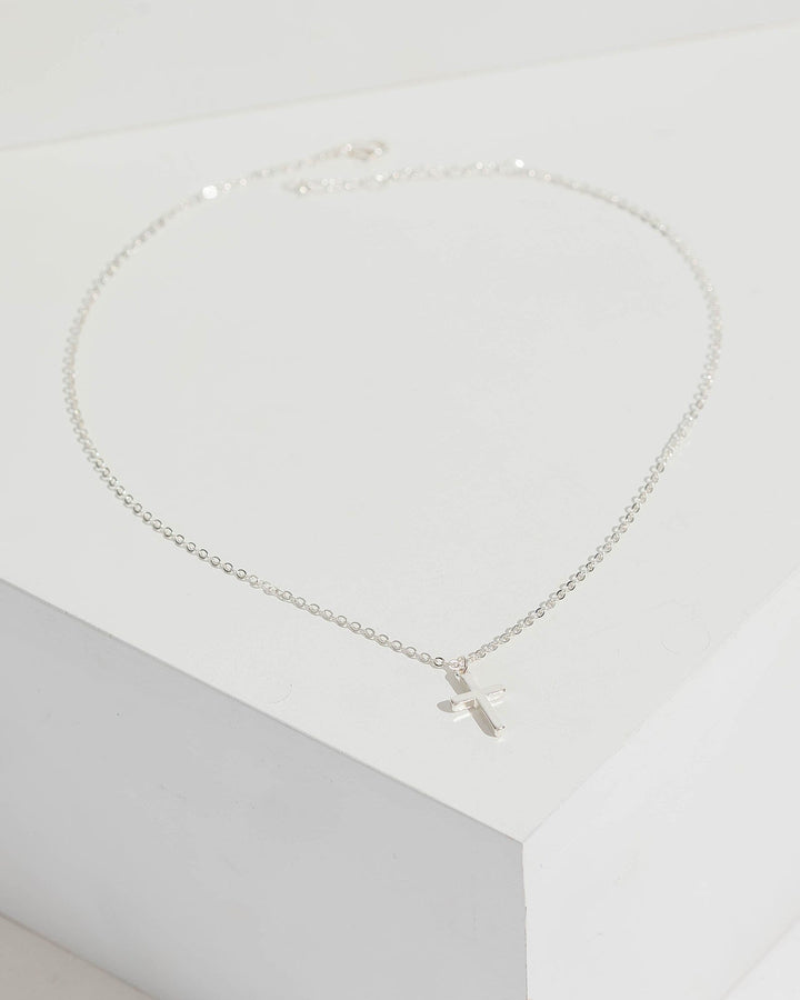 Silver Fine Cross Pendant Necklace | Necklaces